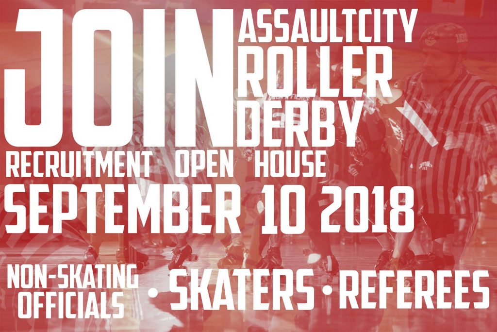 A banner ad for ACRD's recruitment event, happening September 10th, 2018.